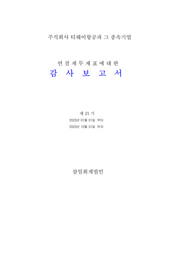 Thumbnail T’way Air Financial Statement 2023