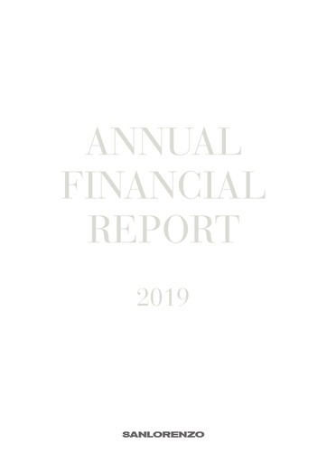 Thumbnail Sanlorenzo Annual Report 2019