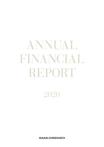 Thumbnail Sanlorenzo Annual Report 2020