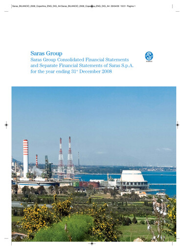Miniature Saras S.p.A. Rapport annuel 2008