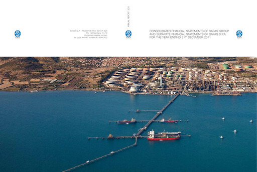 Miniature Saras S.p.A. Rapport annuel 2011