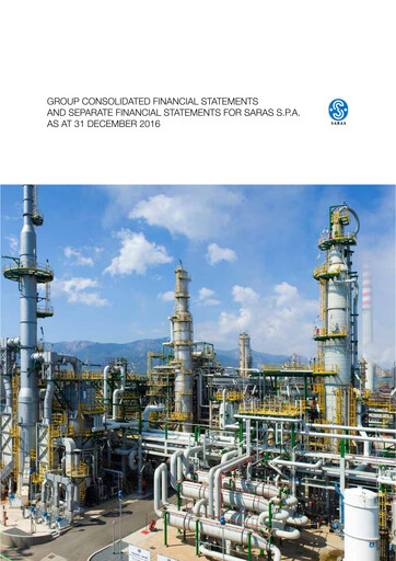 Thumbnail Saras S.p.A. Financial Statement 2016