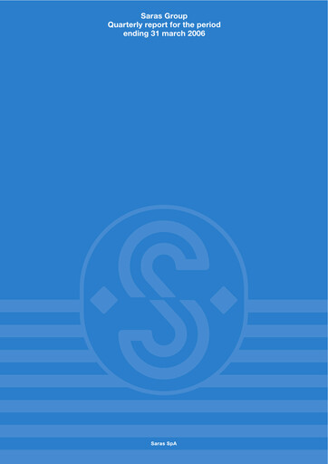 Thumbnail Saras S.p.A. Quarterly Report 2006-q1
