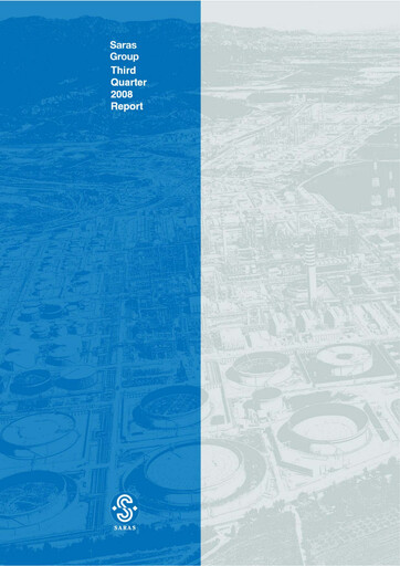Thumbnail Saras S.p.A. Quarterly Report 2008-q3
