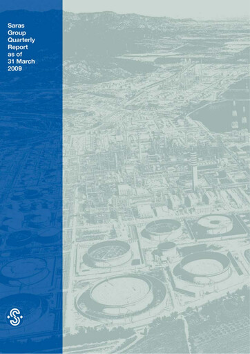 Thumbnail Saras S.p.A. Quarterly Report 2009-q1
