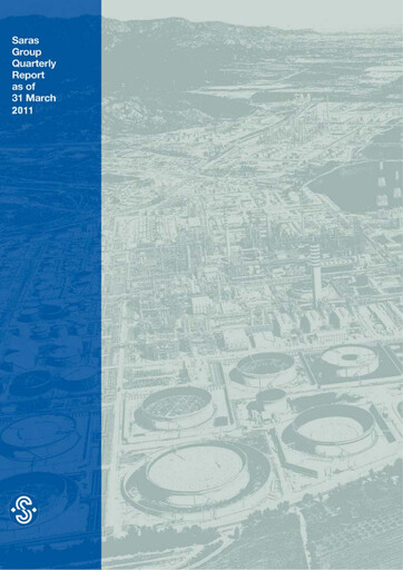 Thumbnail Saras S.p.A. Quarterly Report 2011-q1