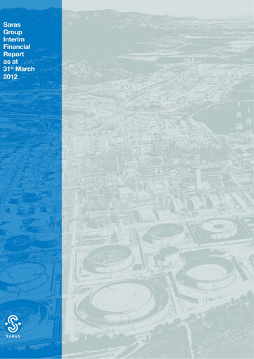 Thumbnail Saras S.p.A. Quarterly Report 2012-q1