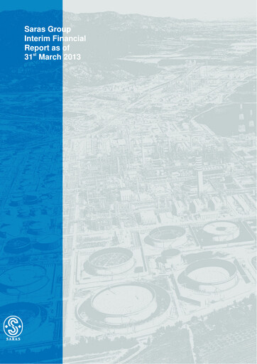 Thumbnail Saras S.p.A. Quarterly Report 2013-q1