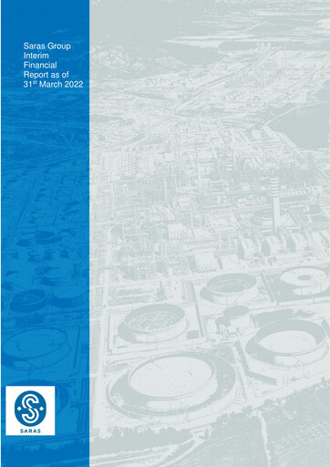 Thumbnail Saras S.p.A. Quarterly Report 2022-q1