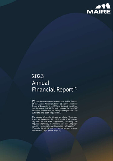 Thumbnail Maire Tecnimont Annual Report 2023