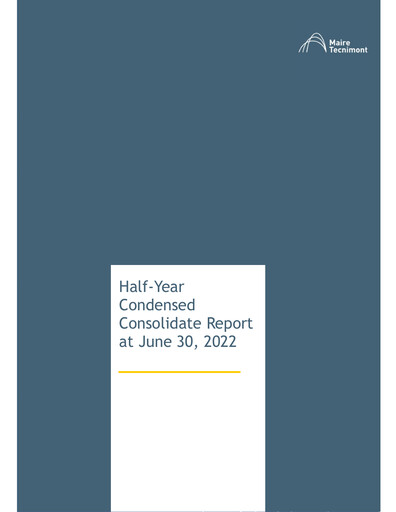 Thumbnail Maire Tecnimont Half-year Report 2022-h1
