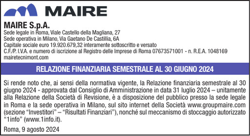 Thumbnail Maire Tecnimont Half-year Report 2024-h1