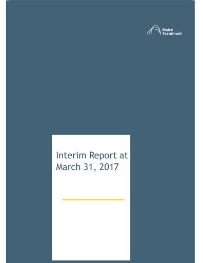 Thumbnail Maire Tecnimont Quarterly Report 2017-q1