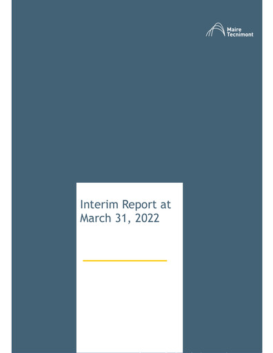 Thumbnail Maire Tecnimont Quarterly Report 2022-q1