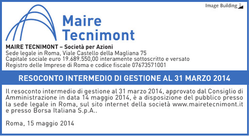 Thumbnail Maire Tecnimont Quarterly Report 2014-q1