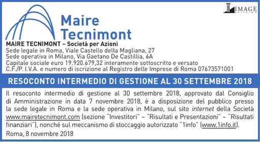 Thumbnail Maire Tecnimont Quarterly Report 2018-q3