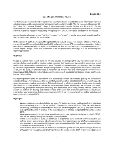 Thumbnail trivago Quarterly Report 2018-q2