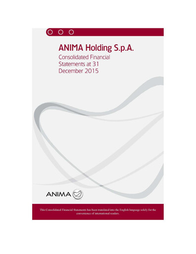 Thumbnail Anima Holding Financial Statement 2015
