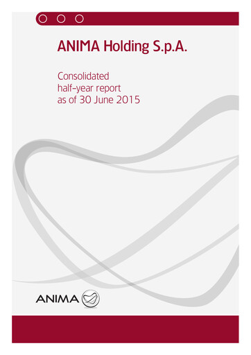 Thumbnail Anima Holding Half-year Report 2015-h1