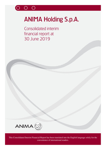 Thumbnail Anima Holding Half-year Report 2019-h1