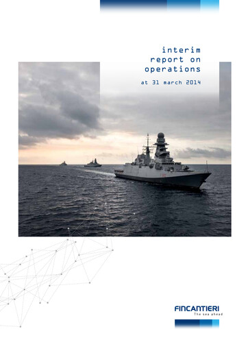 Thumbnail Fincantieri Quarterly Report 2014-q1