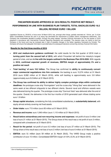 Thumbnail Fincantieri Quarterly Report 2016-q1