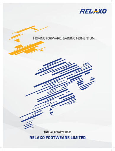 Miniature Relaxo Footwear Rapport annuel 2018-2019