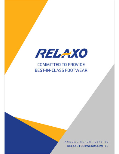 Miniature Relaxo Footwear Rapport annuel 2019-2020