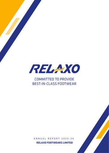 Thumbnail Relaxo Footwear Annual Report 2025-2026