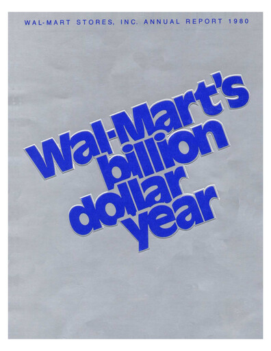 Thumbnail Walmart Annual Report 1980