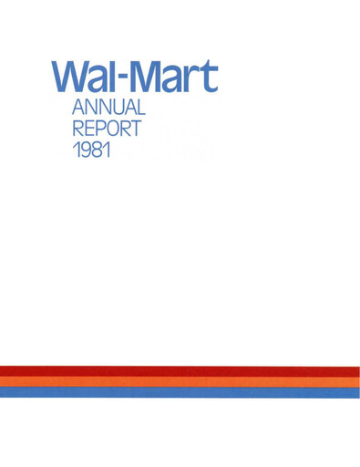 Thumbnail Walmart Annual Report 1981