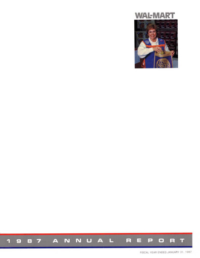 Thumbnail Walmart Annual Report 1987