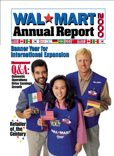 Thumbnail Walmart Annual Report 2000