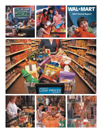 Thumbnail Walmart Annual Report 2007