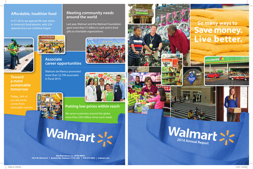 Thumbnail Walmart Annual Report 2014