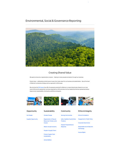 Thumbnail Walmart ESG Report 2024