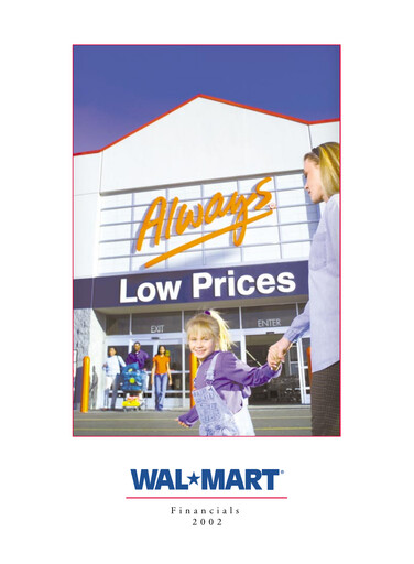 Thumbnail Walmart Financial Statement 2002