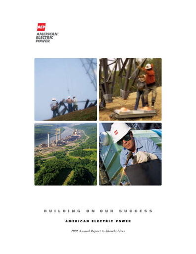 Thumbnail American Electric Power Annual Report 2006