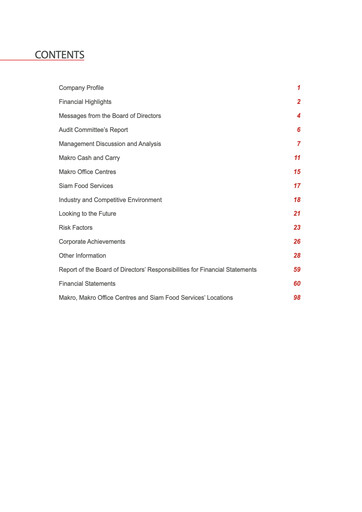 Miniature CP Axtra Rapport annuel 2006