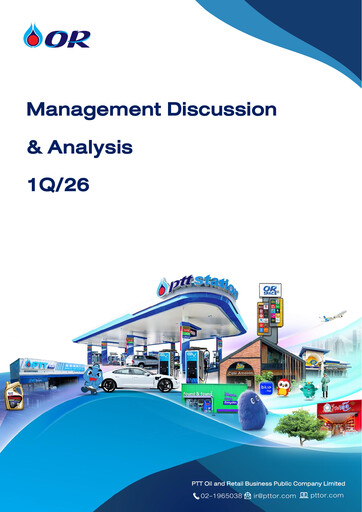 Thumbnail PTT Oil and Retail Business Quarterly Report 2026-q1