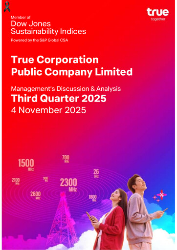 Thumbnail True Corporation Quarterly Report 2025-q3