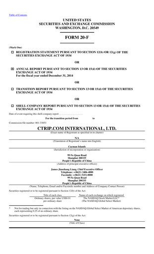 Thumbnail Trip.com Annual Report 2014