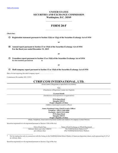 Thumbnail Trip.com Annual Report 2015