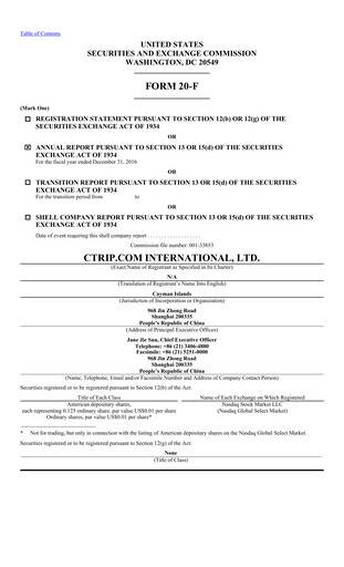 Thumbnail Trip.com Annual Report 2016