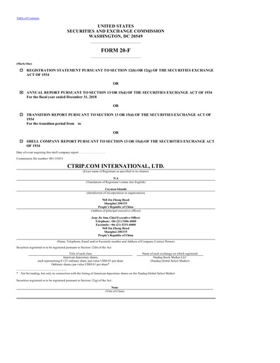 Thumbnail Trip.com Annual Report 2018