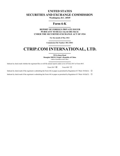 Thumbnail Trip.com Quarterly Report 2012-q1