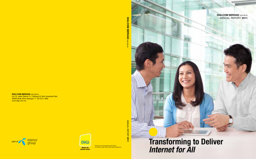 Miniature Celcomdigi Rapport annuel 2011