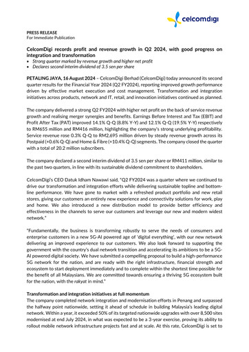 Thumbnail Celcomdigi Quarterly Report 2024-q2