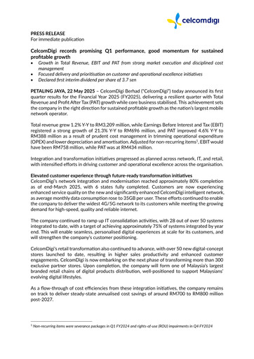 Thumbnail Celcomdigi Quarterly Report 2025-q1