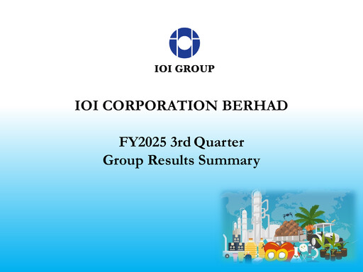 Thumbnail IOI Corporation Berhad Quarterly Report 2025-q3